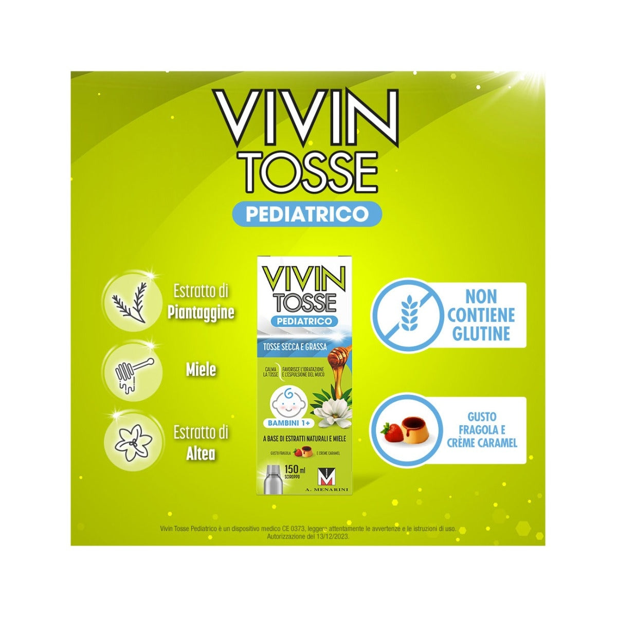 Vivin Tosse Pediatrico Sciroppo Tosse Secca E Grassa Sciroppo 150ml-3