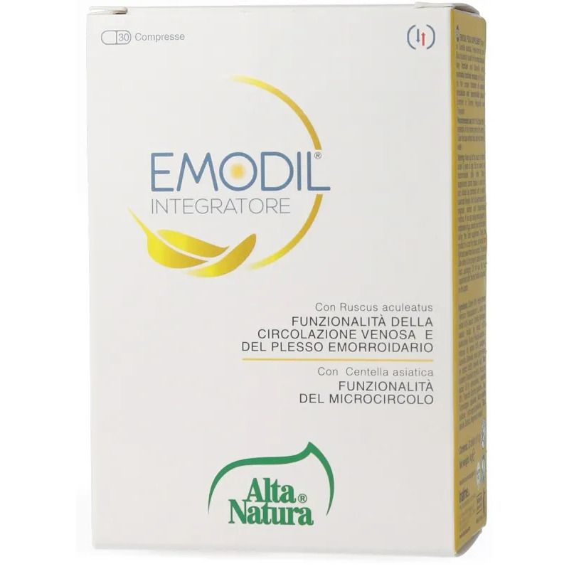 Alta Natura Emodil 1000 per la funzionalità del microcircolo 30 compresse-1