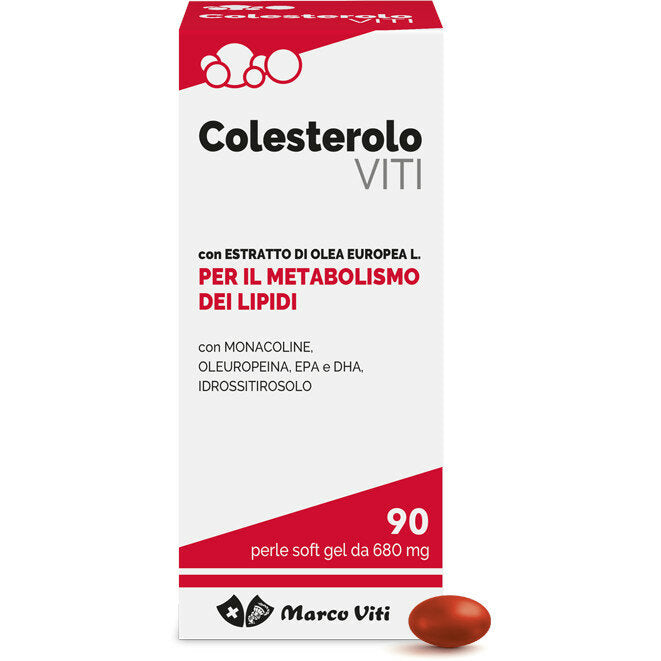 Marco Viti Colesterolo Viti per il metabolismo dei lipidi 90 perle soft gel-2