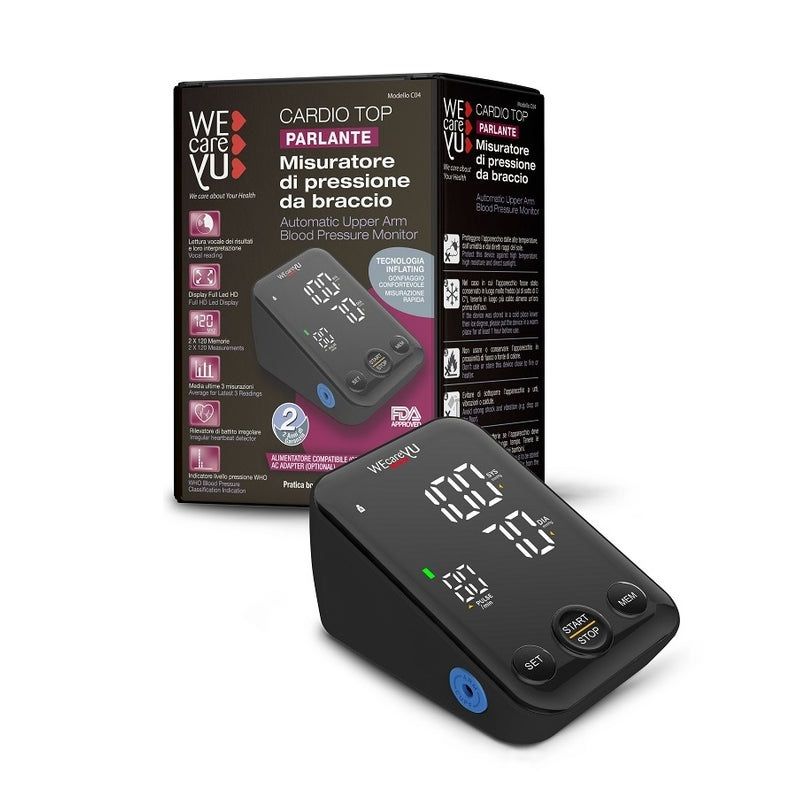 Wecareyu Cardio-Top Misuratore Pressione Da Braccio Parlante-1