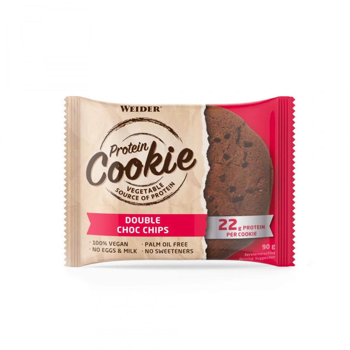 Weider Protein Cookie Double Choc 90g-1