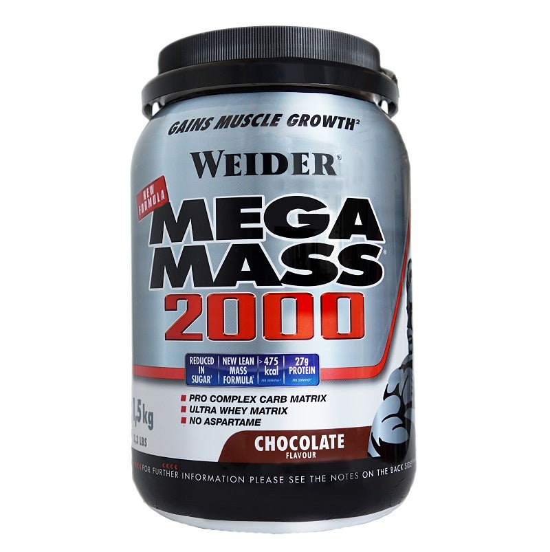 Weider Mega Mass 2000 Cioccolato 1,5 Kg-1