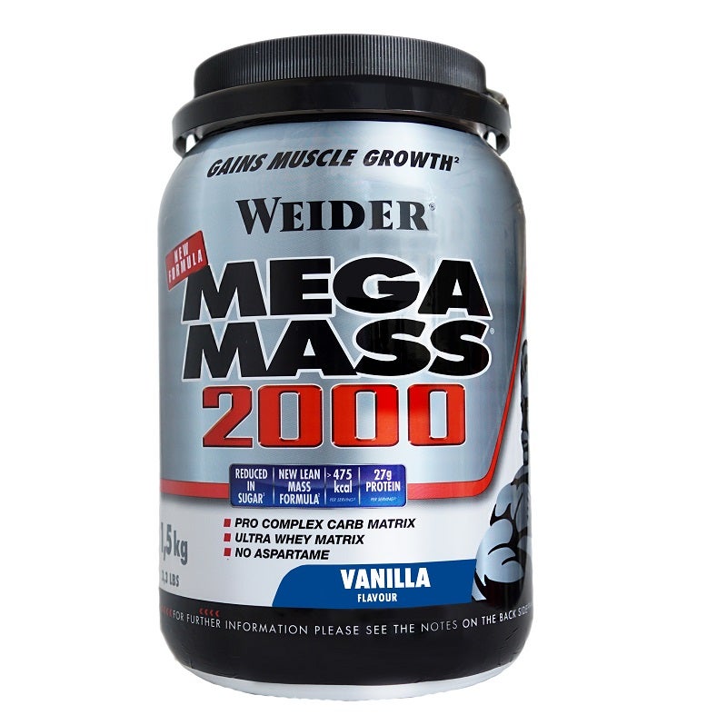 Weider Mega Mass 2000 Vaniglia 1,5 Kg-1