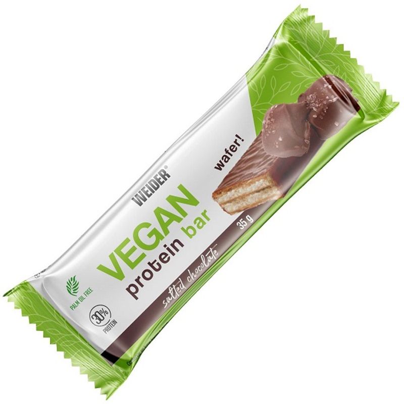 Weider Vegan Protein Bar barretta proteica gusto cioccolato salato 35g-1