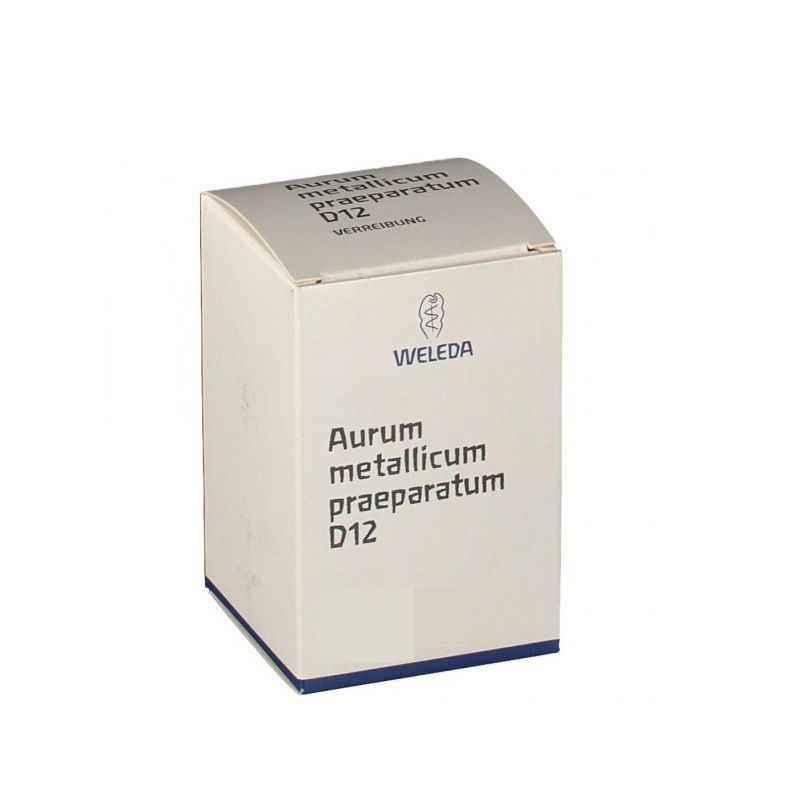 Weleda Aurum Metallicum Praeparatum D12 medicinale omeopatico polvere 50g-1