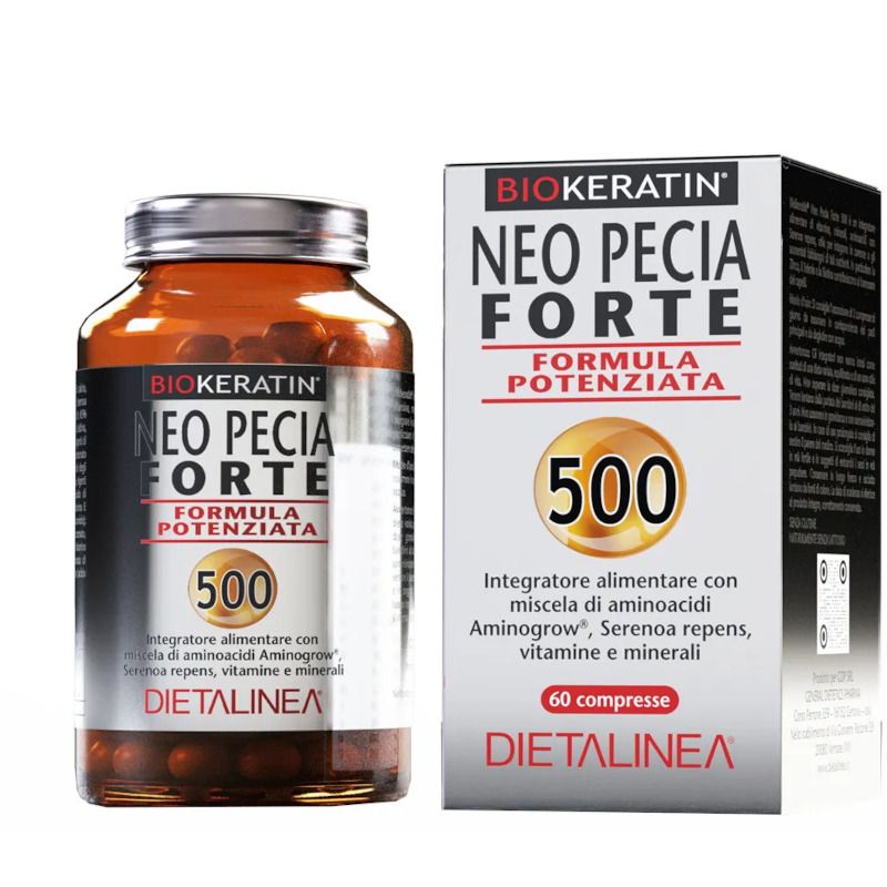 Biokeratin Neo Pecia Forte 500 per contrastare la caduta dei capelli 60 compresse-1