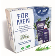 Weleda Box for Men cofanetto uomo doccia gel energy 200ml + balsamo dopobarba 100ml-1