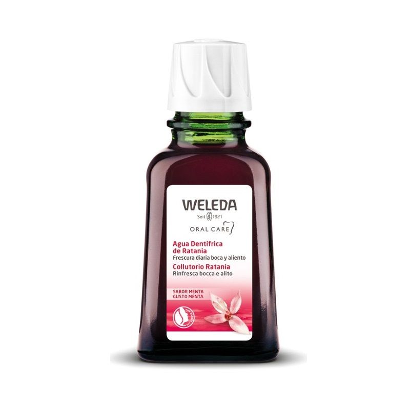 Weleda Collutorio Ratania rinfresca bocca e alito gusto menta 50ml-1