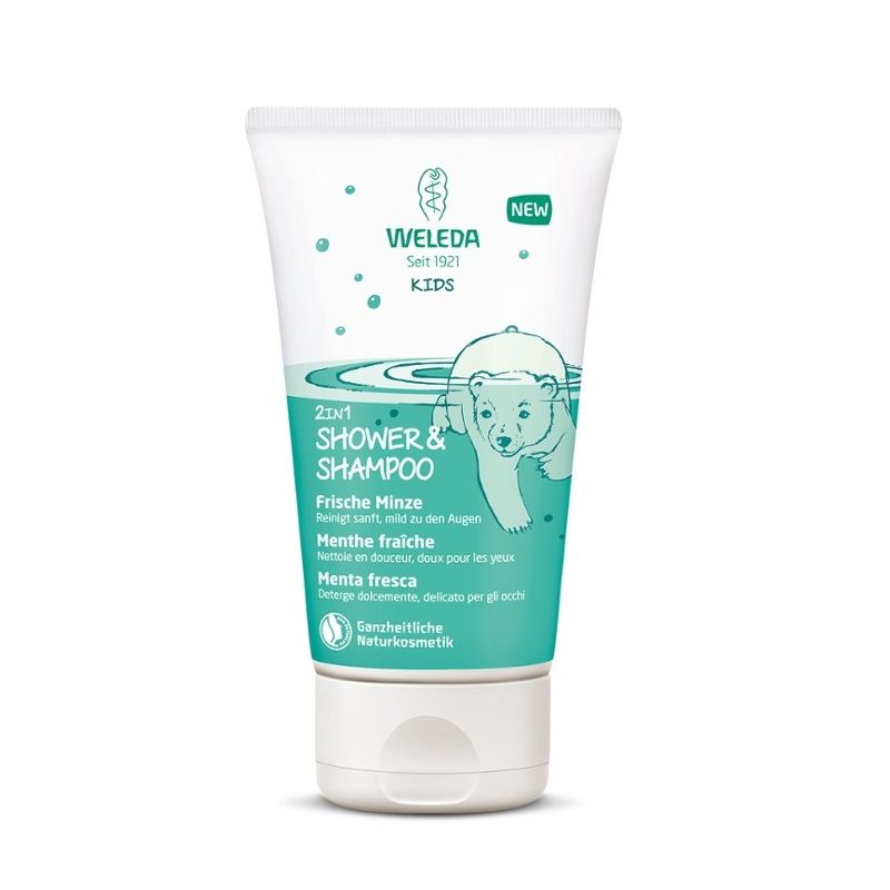 Weleda Kids Doccia Shampoo 2in1 Menta Fresca 150ml-1