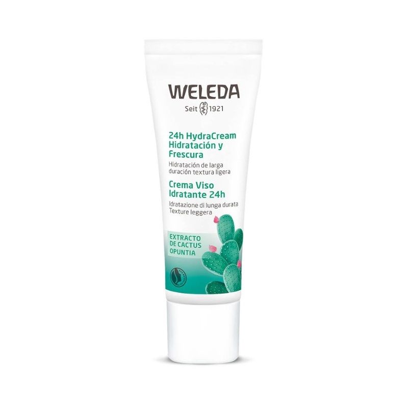 Weleda Opuntia Crema Viso Idratante 24h texture leggera BIO 30ml-1