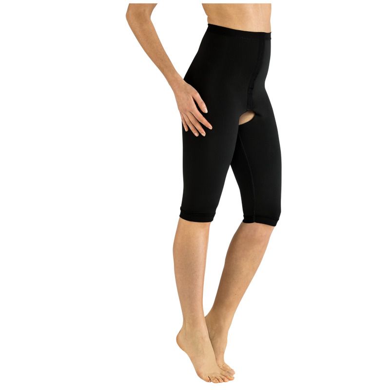 Pavis Wellness 370 Guaina Per Liposuzione Corta Con Allacciatura Nero Taglia XL-1