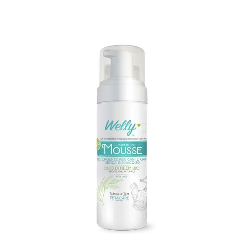 Welly Mousse Olio Di Neem Per Cane E Gatto 150ml-1