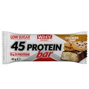 Why Sport 45 Protein Bar barretta energetica gusto cookies crisp 45g-1