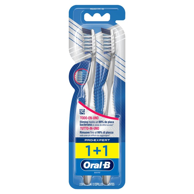 Oral-B Manual Spazzolino Pro Expert Tutto In Uno 2 Pezzi-1