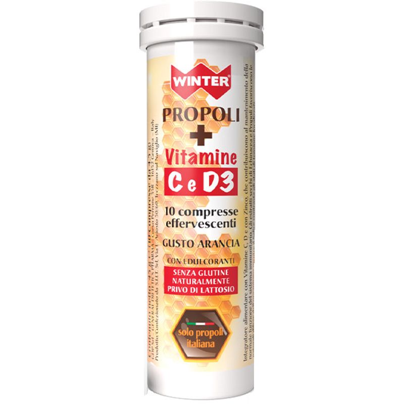 Winter Propoli + Vitamina C/D3 10 Compresse-1