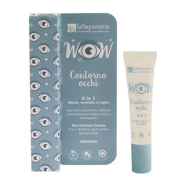 La Saponaria Wow Crema Contorno Occhi 3In1 15ml-1