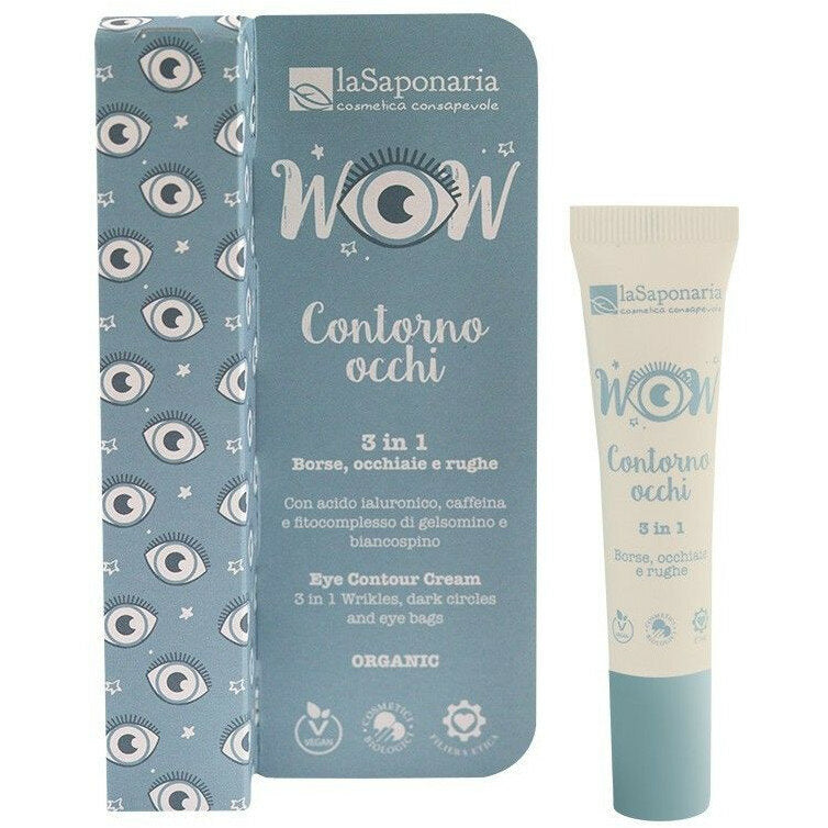 La Saponaria Wow Crema Contorno Occhi 3In1 15ml-2