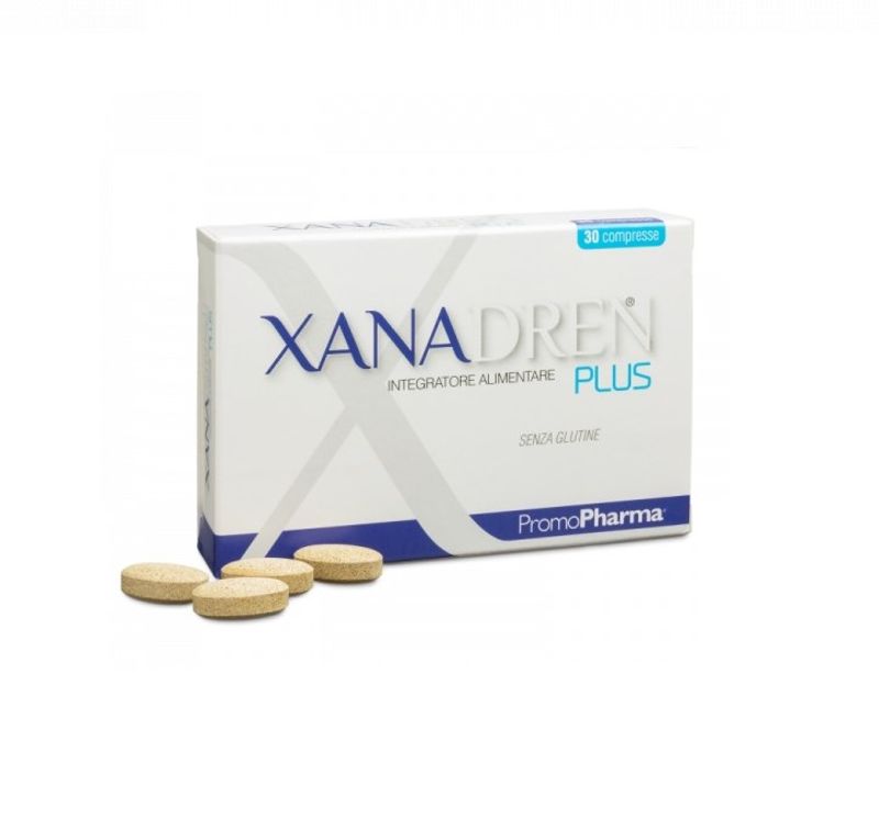 Xanadren Plus per il drenaggio dei liquidi corporei 30 compresse-1