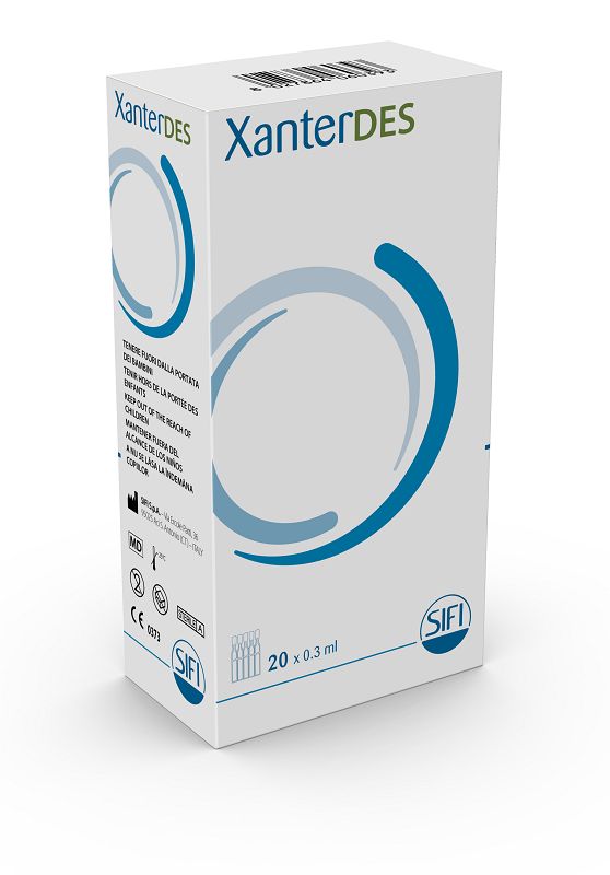 Soluzione oftalmica xanterdes soluzione 20 pezzi da 0,3 ml-1
