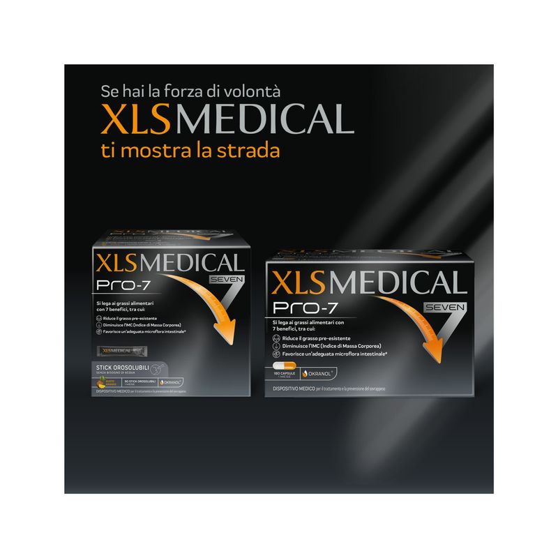 XLS Medical Pro 7 per favorire il dimagrimento 180 capsule-8