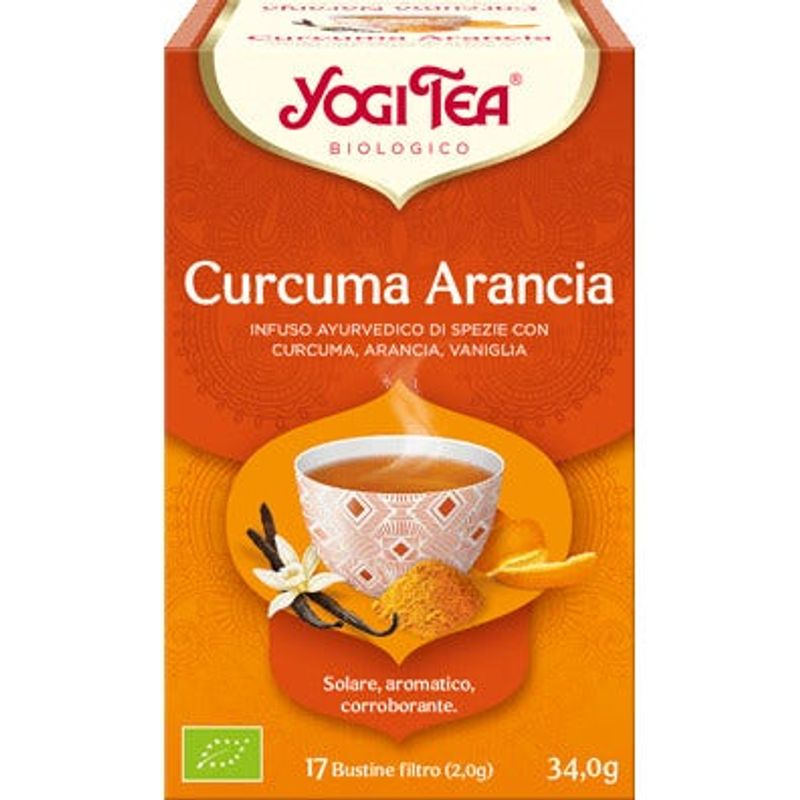Yogi Tea Curcuma Arancia Infuso 17 Bustine 34g-1
