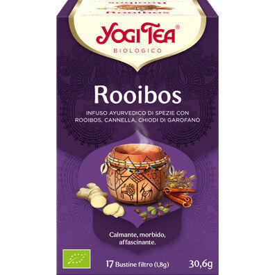 Yogi Tea Rooibos infuso ayurvedico di spezie 17 bustine filtro-2