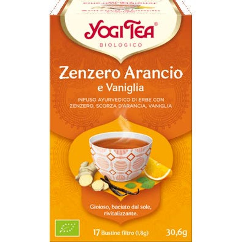 Yogi Tea Zenzero Arancia Vaniglia Infuso 17 Bustine-1