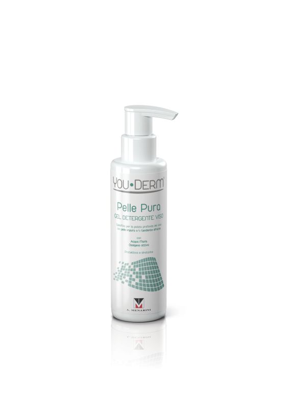YouDerm Pelle Pura Gel detergente viso 200ml-1