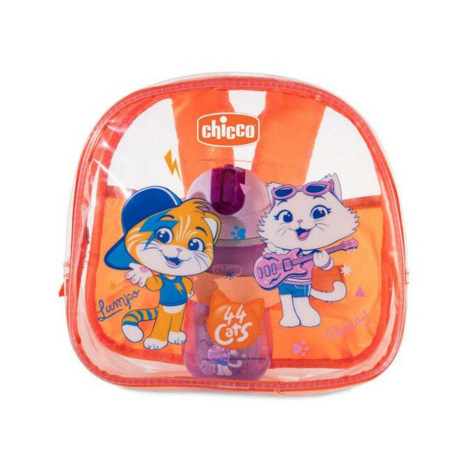 Chicco Cat Backpack Zainetto 44 Gatti+ Tazza Sport Rosa 18m+-1