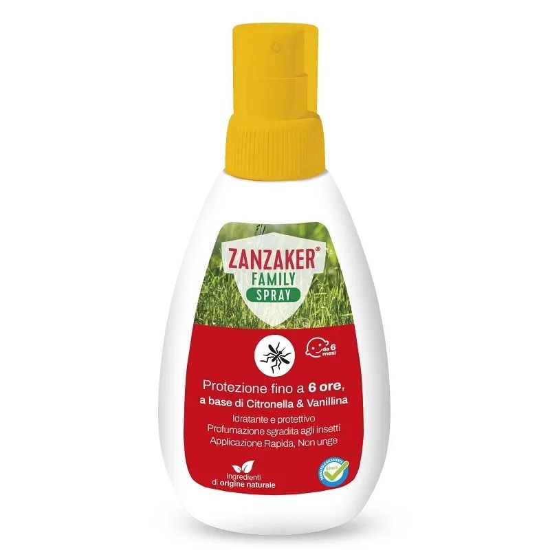 Zanzaker Family Spray Anti-Zanzare 6H 100ml-1