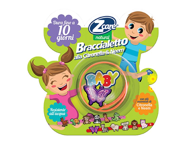 Zcare Natural Baby Braccialetto allontana zanzare-1