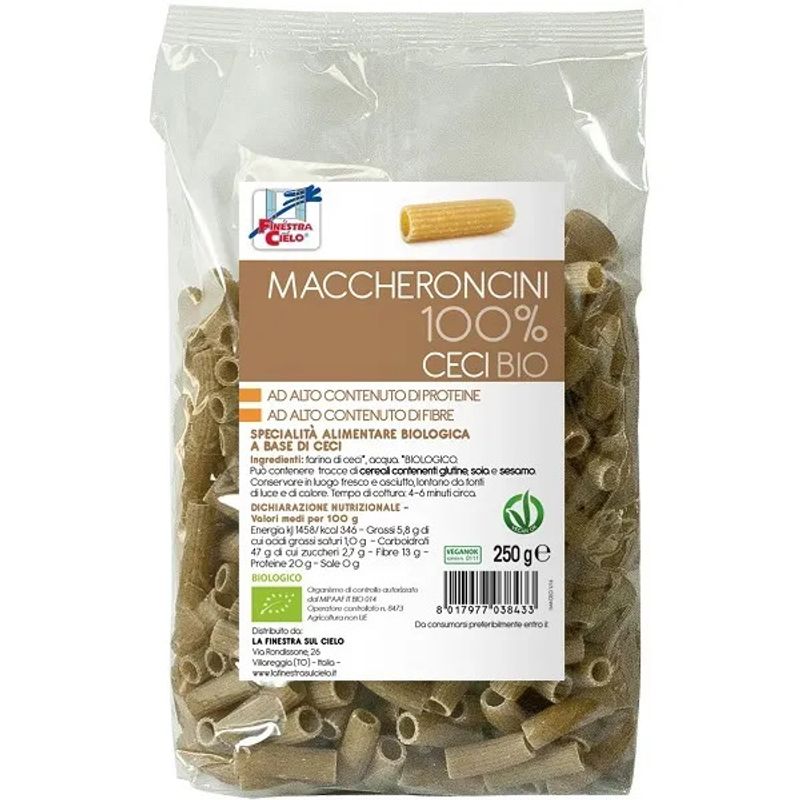La Finestra Sul Cielo Maccheroncini Ceci Bio-1