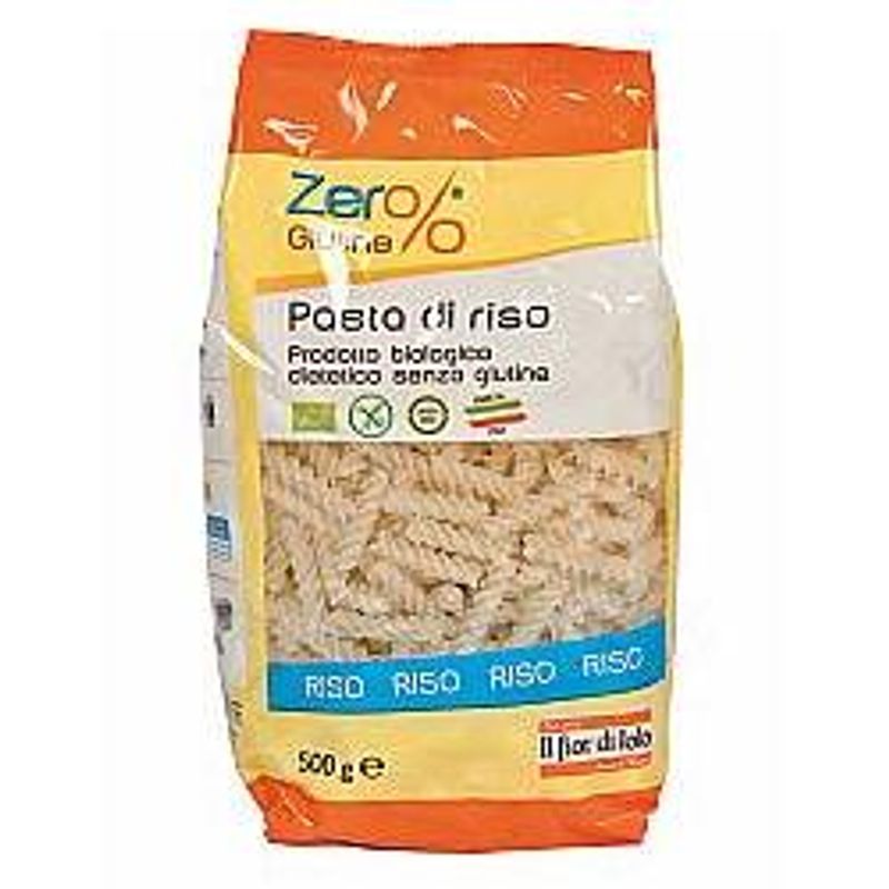 Il Fior di Loto Zer% Glutine Pasta di Riso Bio Fusilli 500g-1