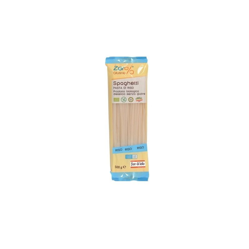 Zero% Glutine Pasta Riso Spaghetti Senza Glutine Bio 500g-1