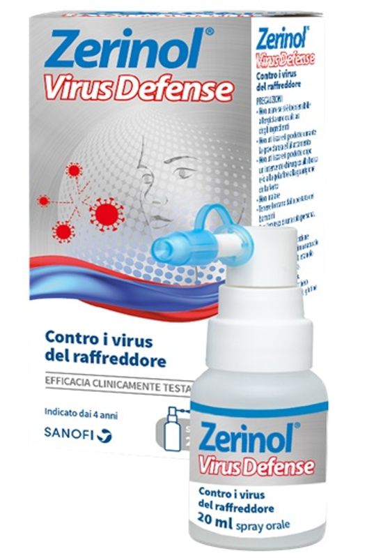 Zerinol Virus Defense contro i virus del raffreddore spray orale 20ml-1