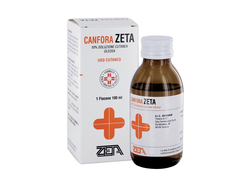 Zeta Canfora 10% Soluzione Cutanea 100ml-1