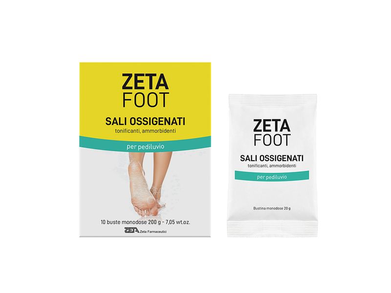 Zeta Foot Sali Ossigenati tonificanti e ammorbidenti per pediluvio 10 buste monodose-1