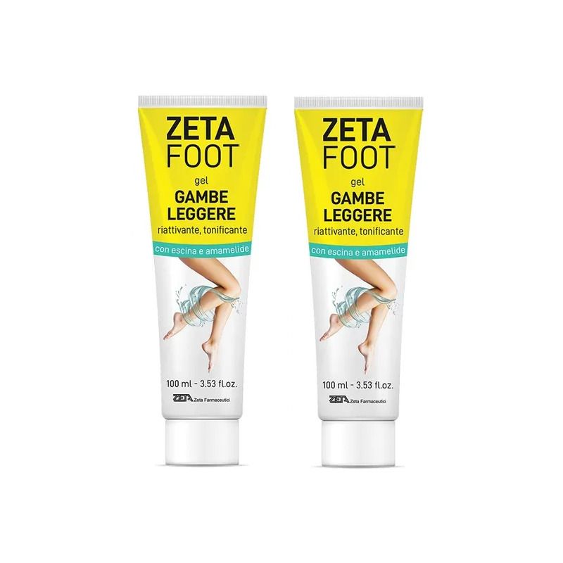 Zeta Foot Abbinata Gel Gambe Leggere 2x100ml-1