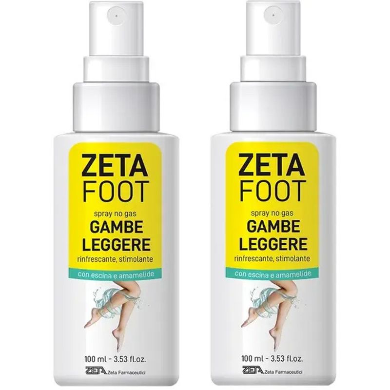 Zeta Foot Abbinata Spray Gambe 2x100ml-1