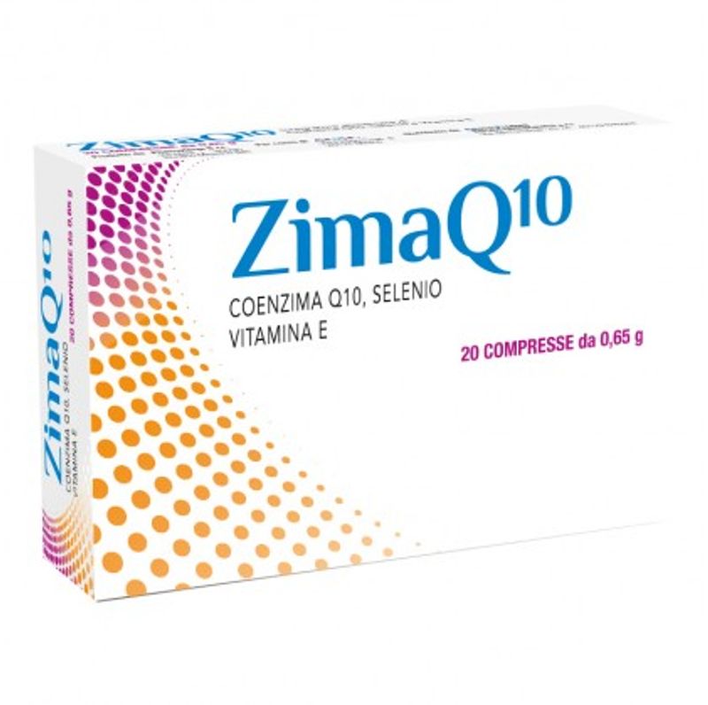Zimaq 10 Integratore alimentare di Coenzima Q10 Vitamina E e Selenio 20 compresse-1
