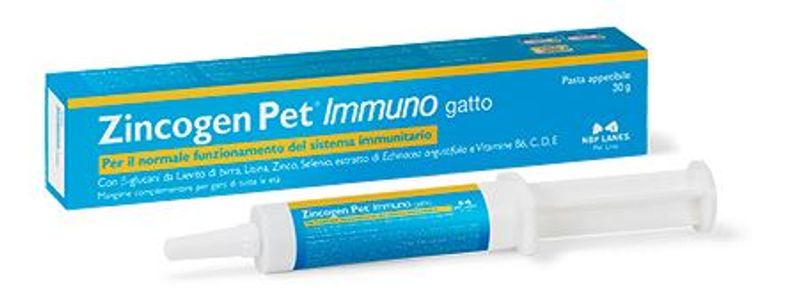 Zincogen Pet Immuno Pasta Mangime Complementare Per Gatti 30g-1