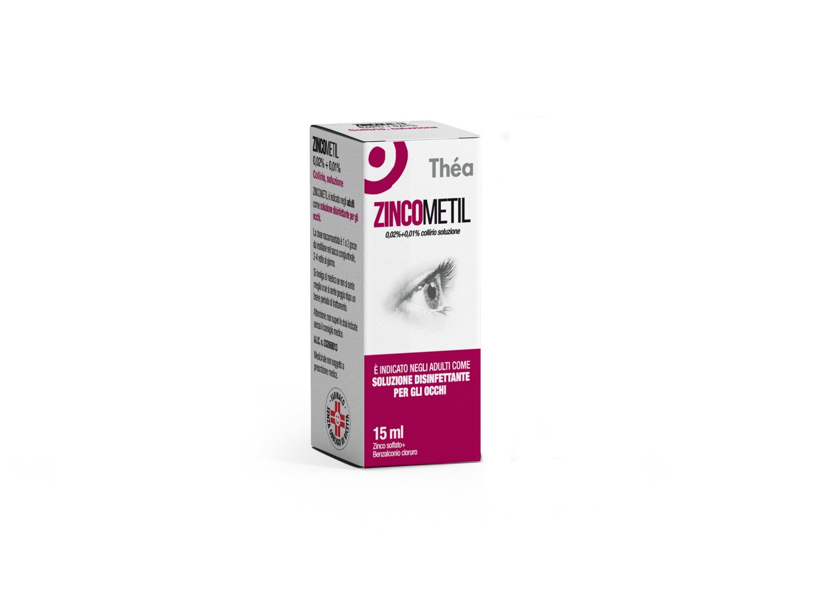 Zincometil 0,02%+0,015 Collirio Soluzione 15ml-2