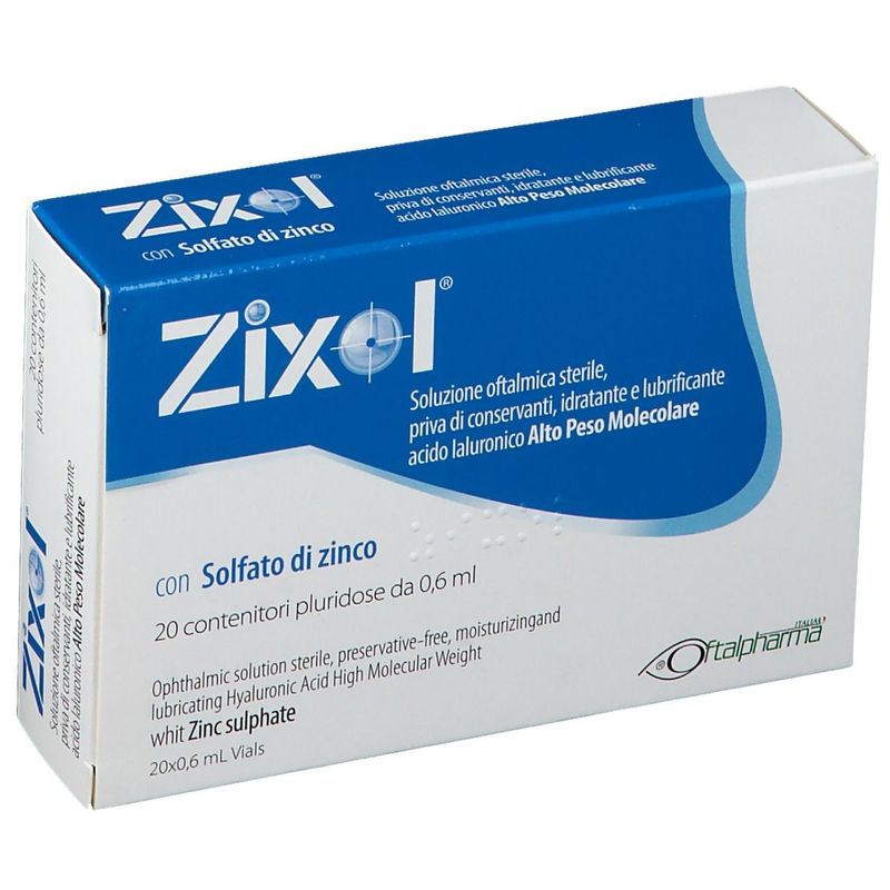 Zixol Pluridose 8ml Flaconcino Sterile-1