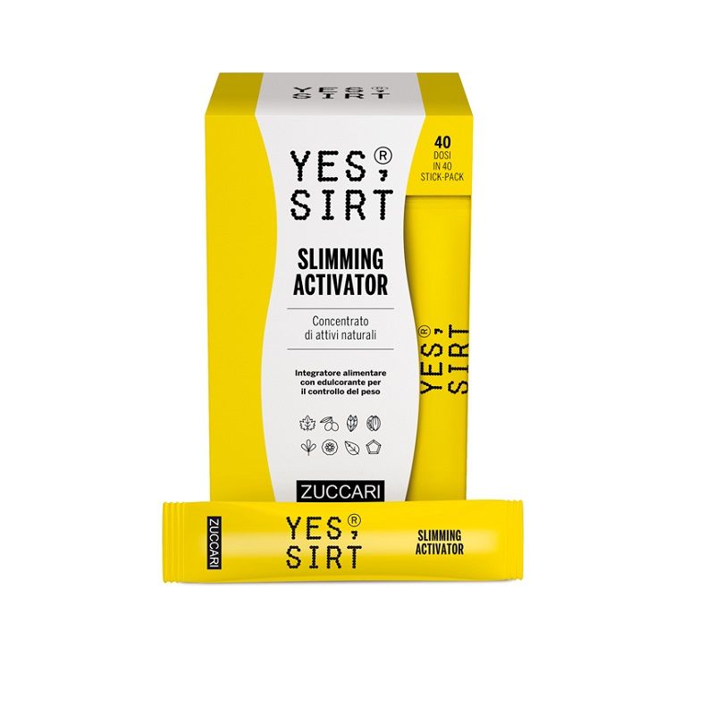 Zuccari Yes Sirt Slimming Activator per il controllo del peso 40 stick-pack-1