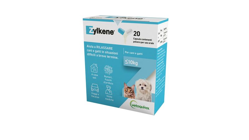 Zylkène  mangime complementare per cani e gatti 75 mg 20 capsule-1