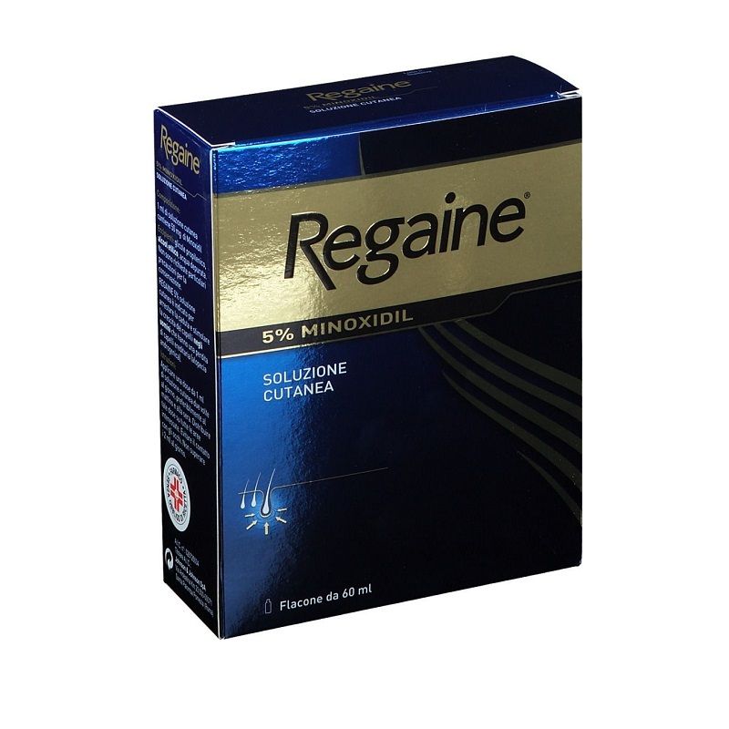 Regaine Soluzione Cutanea per Alopecia Androgenetica Caduta Capelli 5% Minoxidil
