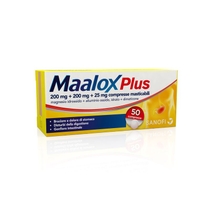 Maalox Plus bruciore iperacidità gastrica 50 compresse masticabili