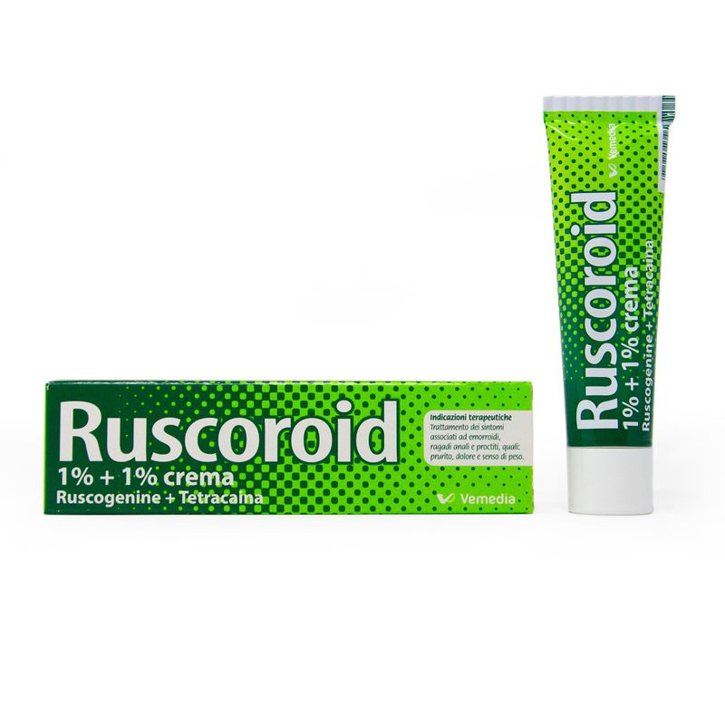Ruscoroid Rettale crema 1%+1% 40g