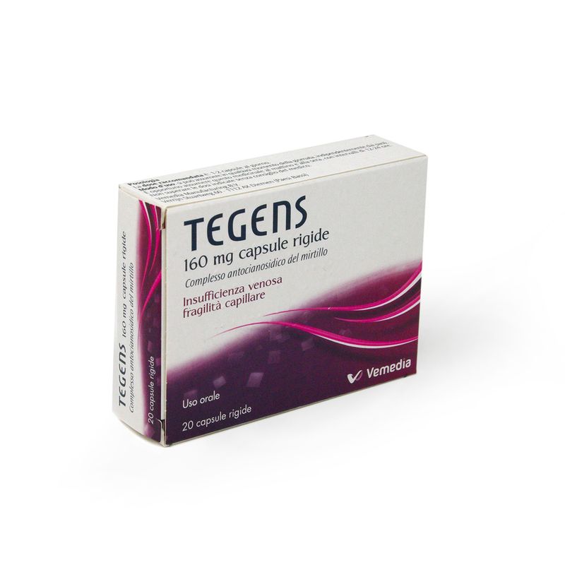 Tegens fragilità capillare 20 capsule 160mg