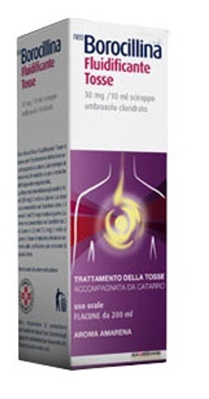 Neoborocillina Fluidificante Tosse gusto amarena 200ml